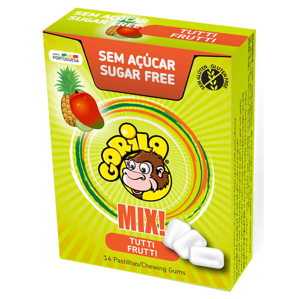 Pastilhas Elásticas de Tutti Frutti Gorila