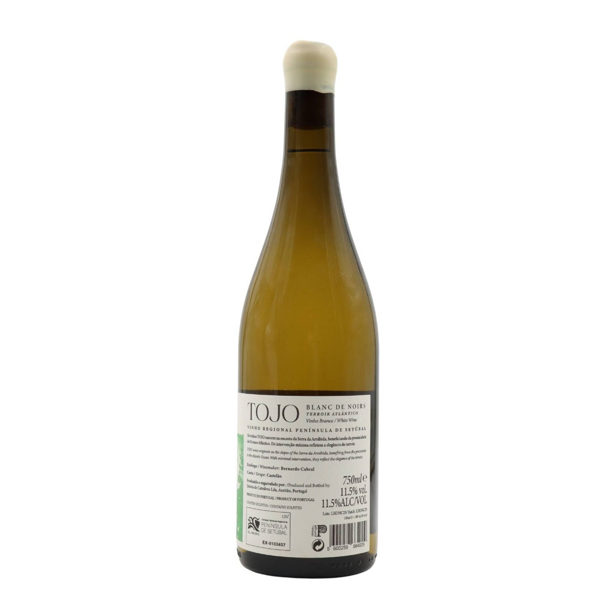 Tojo Blanc De Noirs Pen&iacute;nsula De Set&uacute;bal Vinho Branco