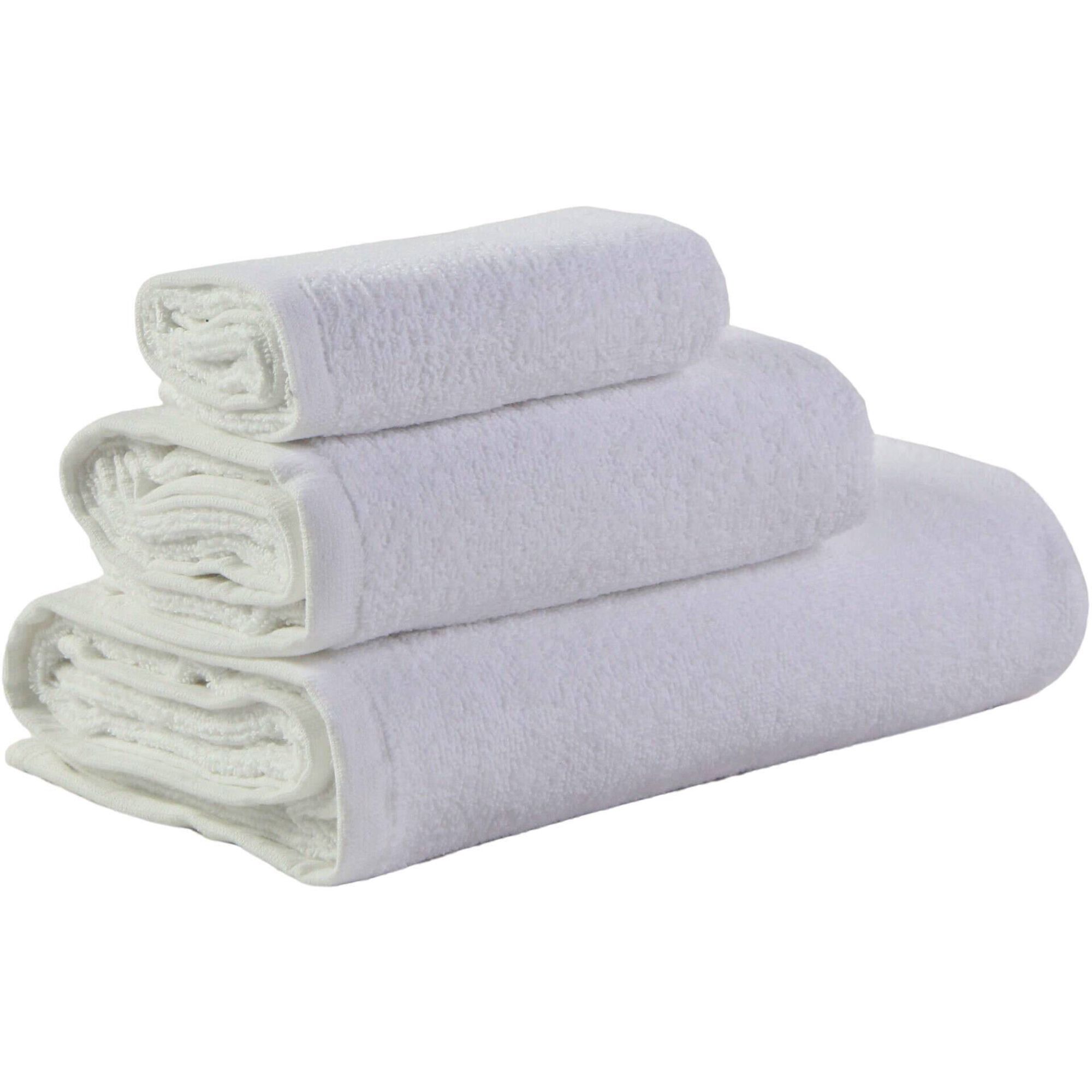 Conjunto 3 Toalhas Leve Branca Kasa