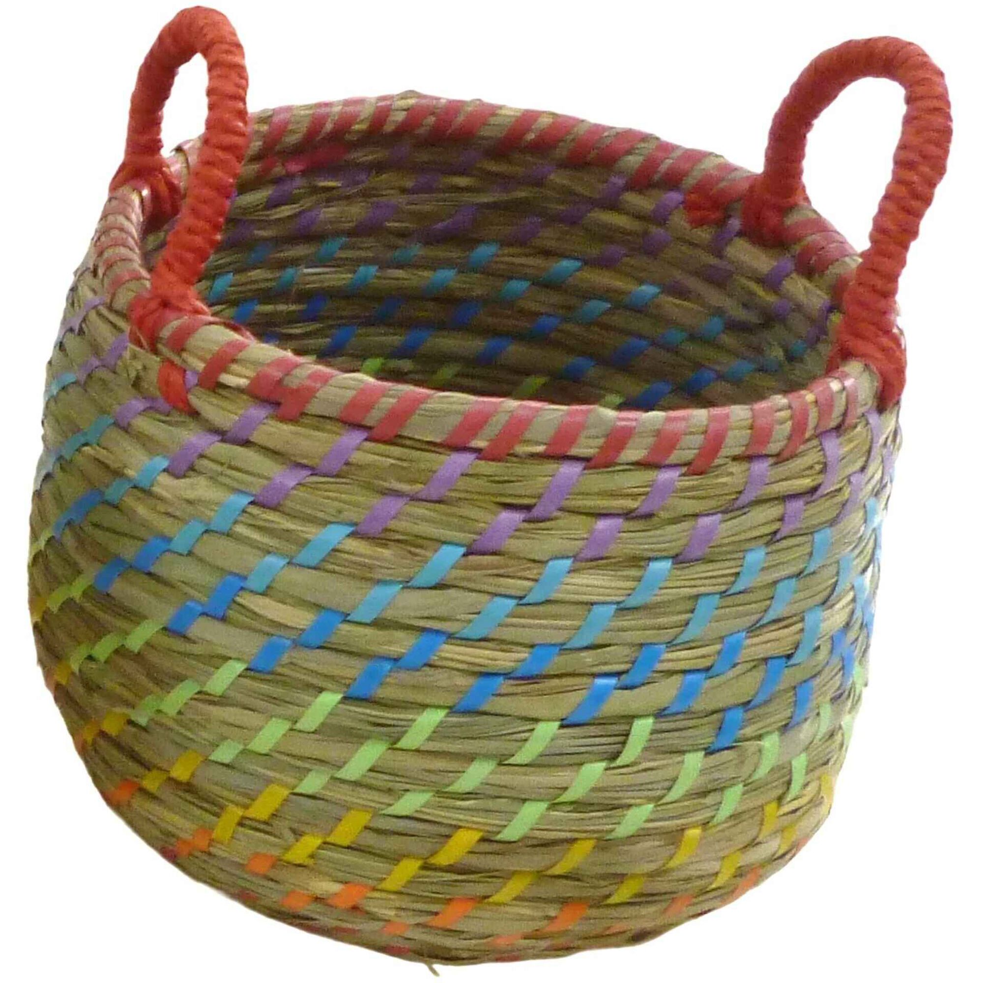 Cesto com Asas 6L Colorido Kasa