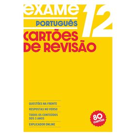 Cart&otilde;es de Revis&atilde;o - Portugu&ecirc;s 12&ordm; Ano de Leya Educa&ccedil;&atilde;o