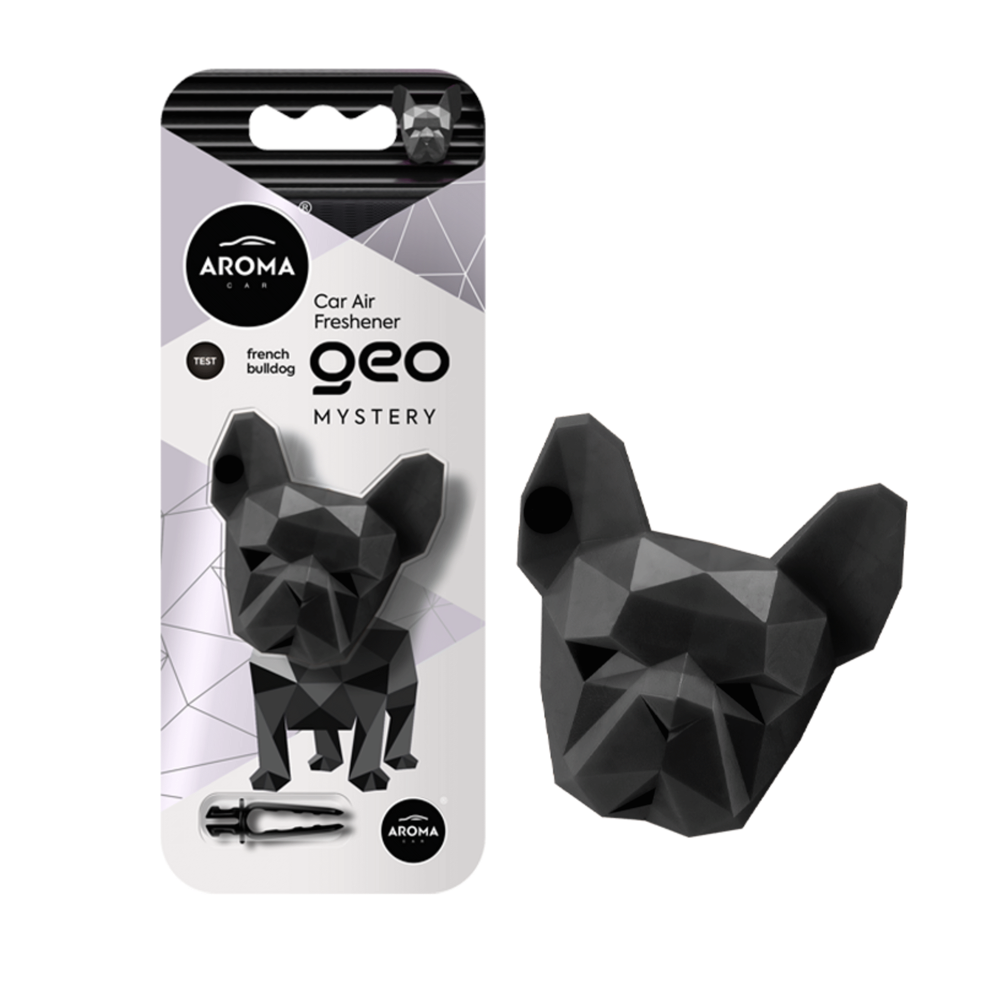 Ambientador Auto Encaixar Geo Dog Preto Black Mistery