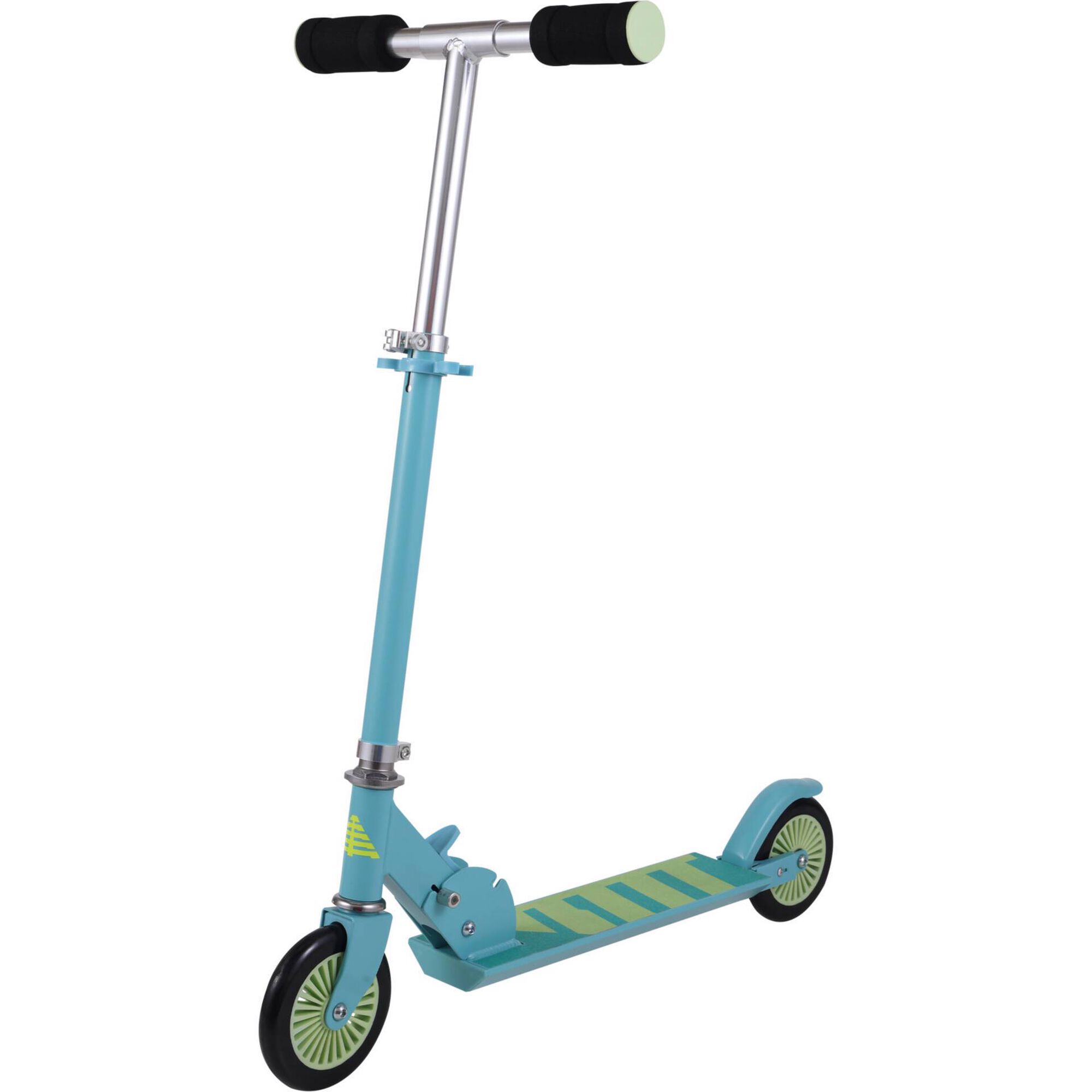 Trotinete Criança 2 Rodas Azul e Verde