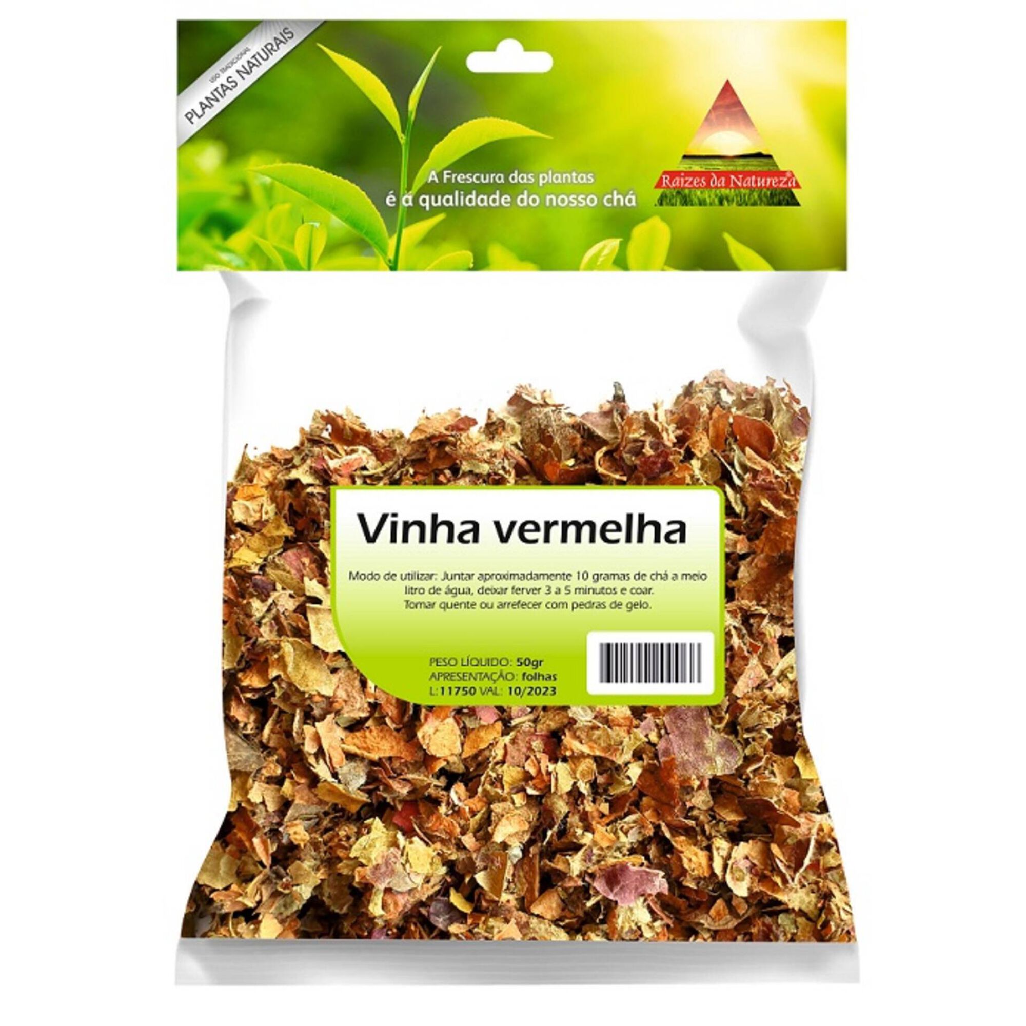 Ch&aacute; Planta Vinha Vermelha Ra&iacute;zes da Natureza