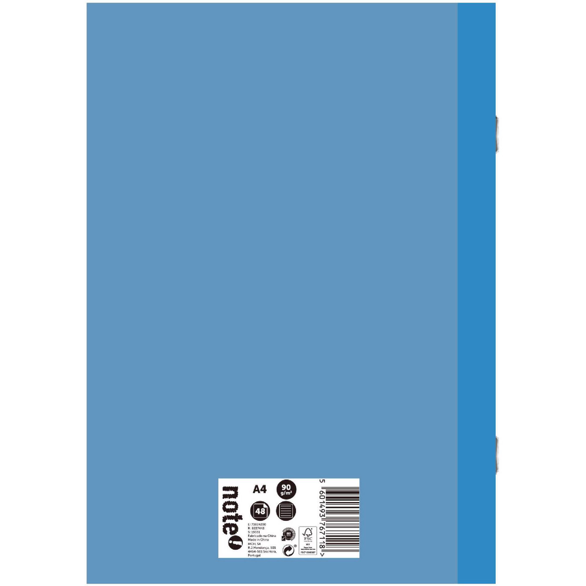 Caderno Agrafado A4 Pautado Colors (várias cores)