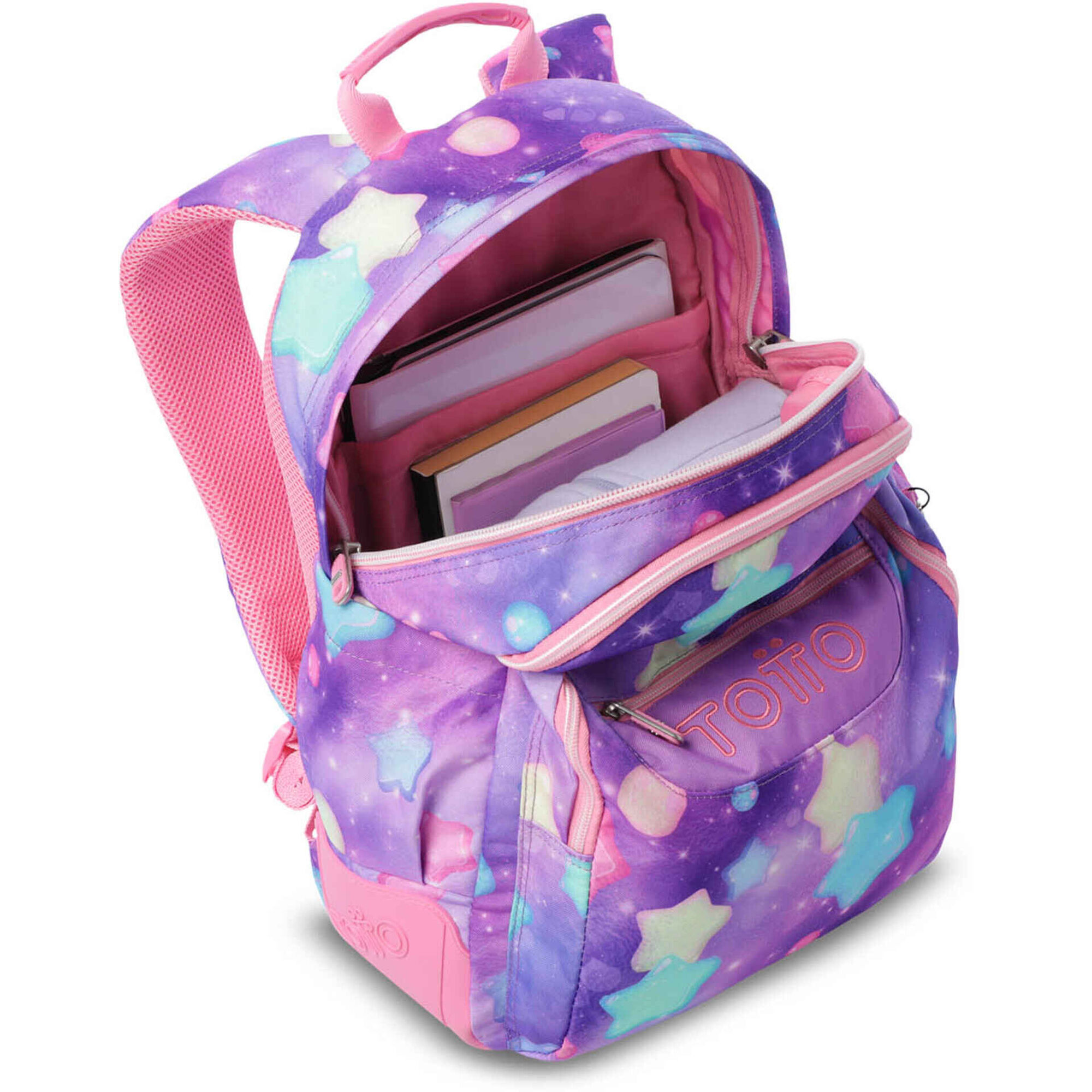 Mochila com Base de Borracha Estrelas Totto