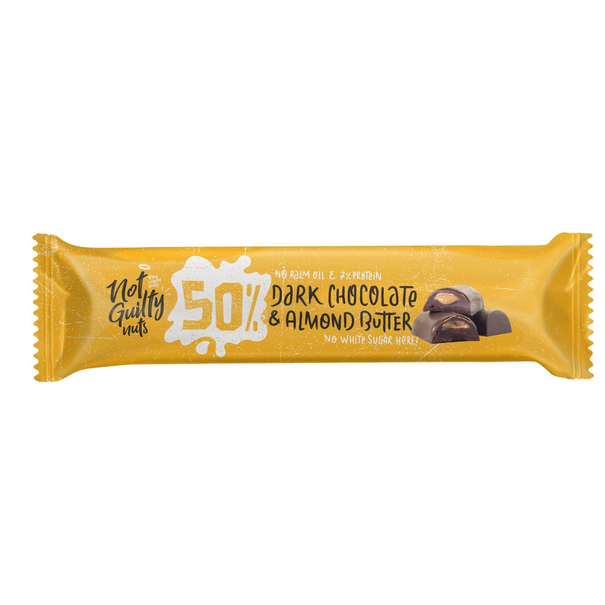 Snack de Chocolate Negro com Amêndoa 50% Cacau sem Glúten