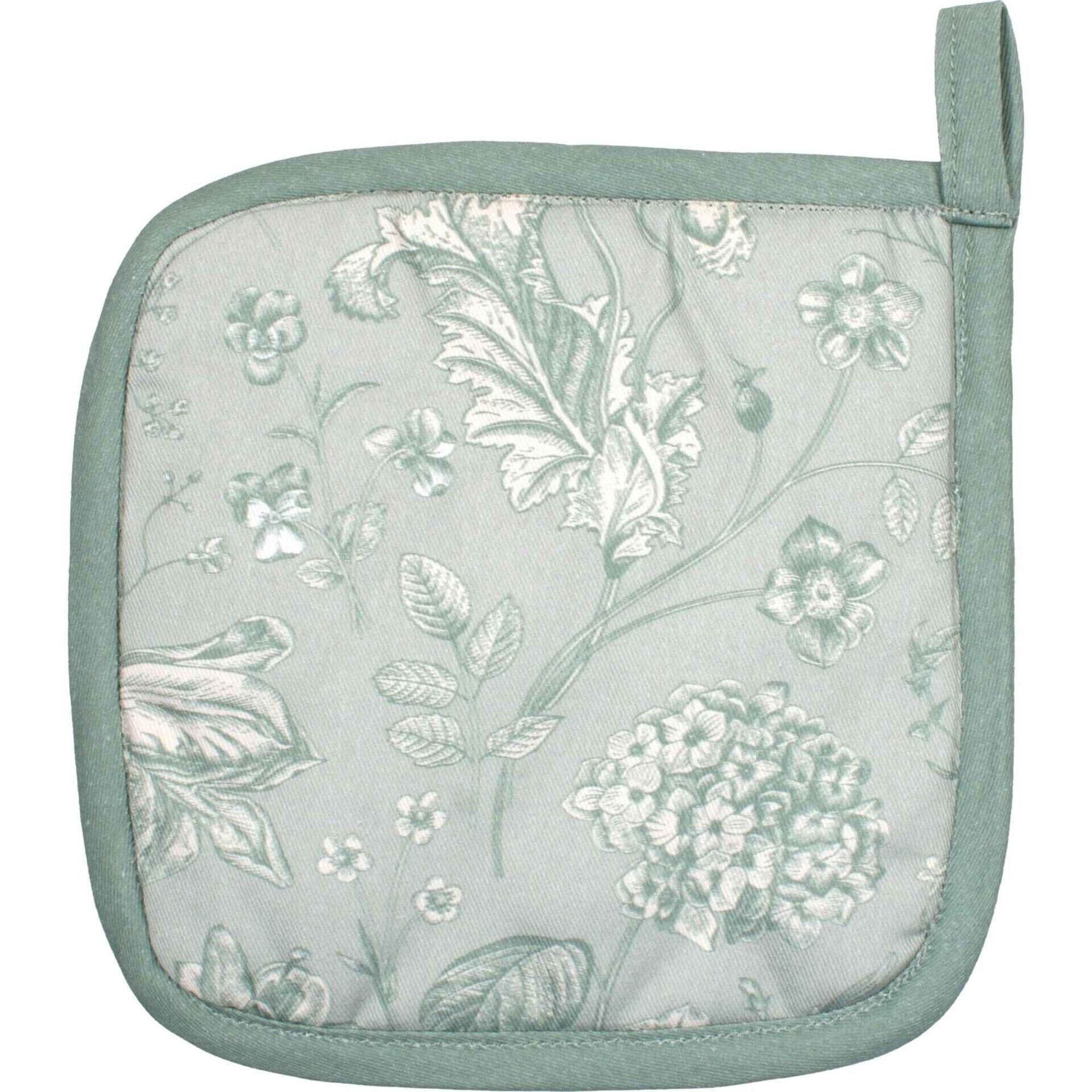 Pega Cozinha Algodão 19x19cm Flores