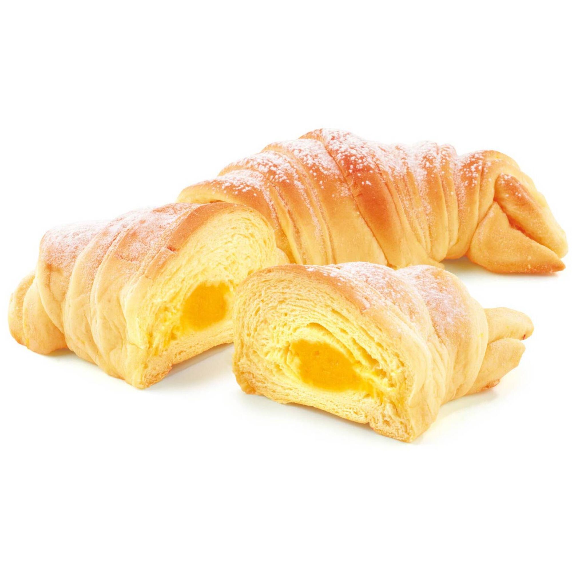 Croissant Brioche com Creme