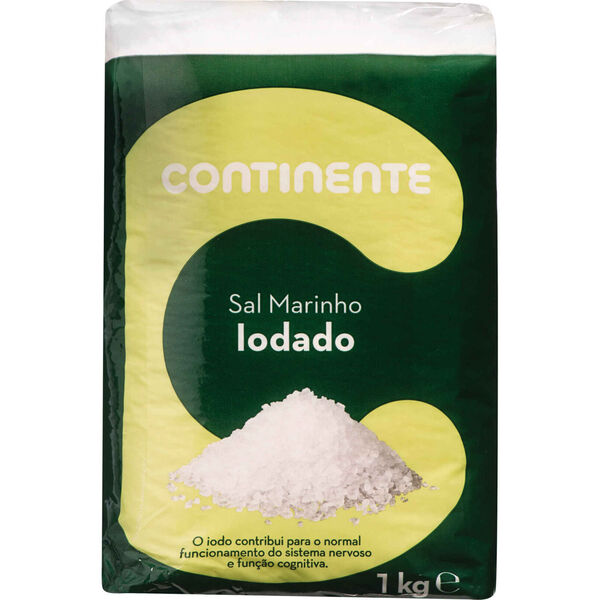 Sal Marinho Iodado Continente