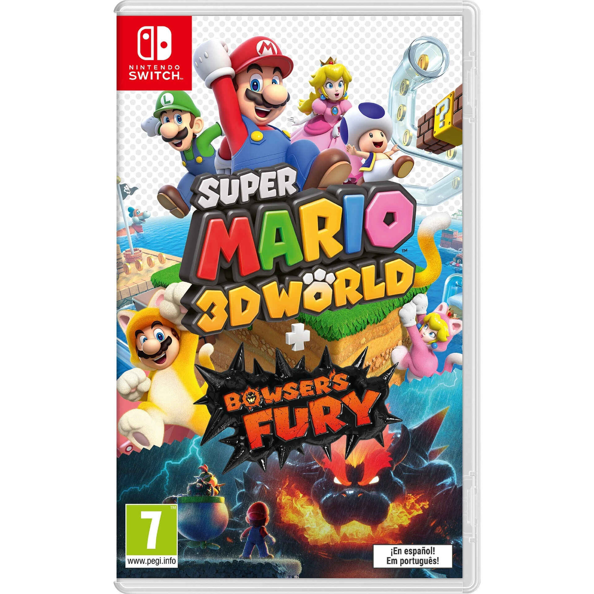 Jogo Nintendo Switch Super Mario 3D World e Bowser's Fury Jogo Nintendo Switch Super Mario 3D World e Bowser's Fury