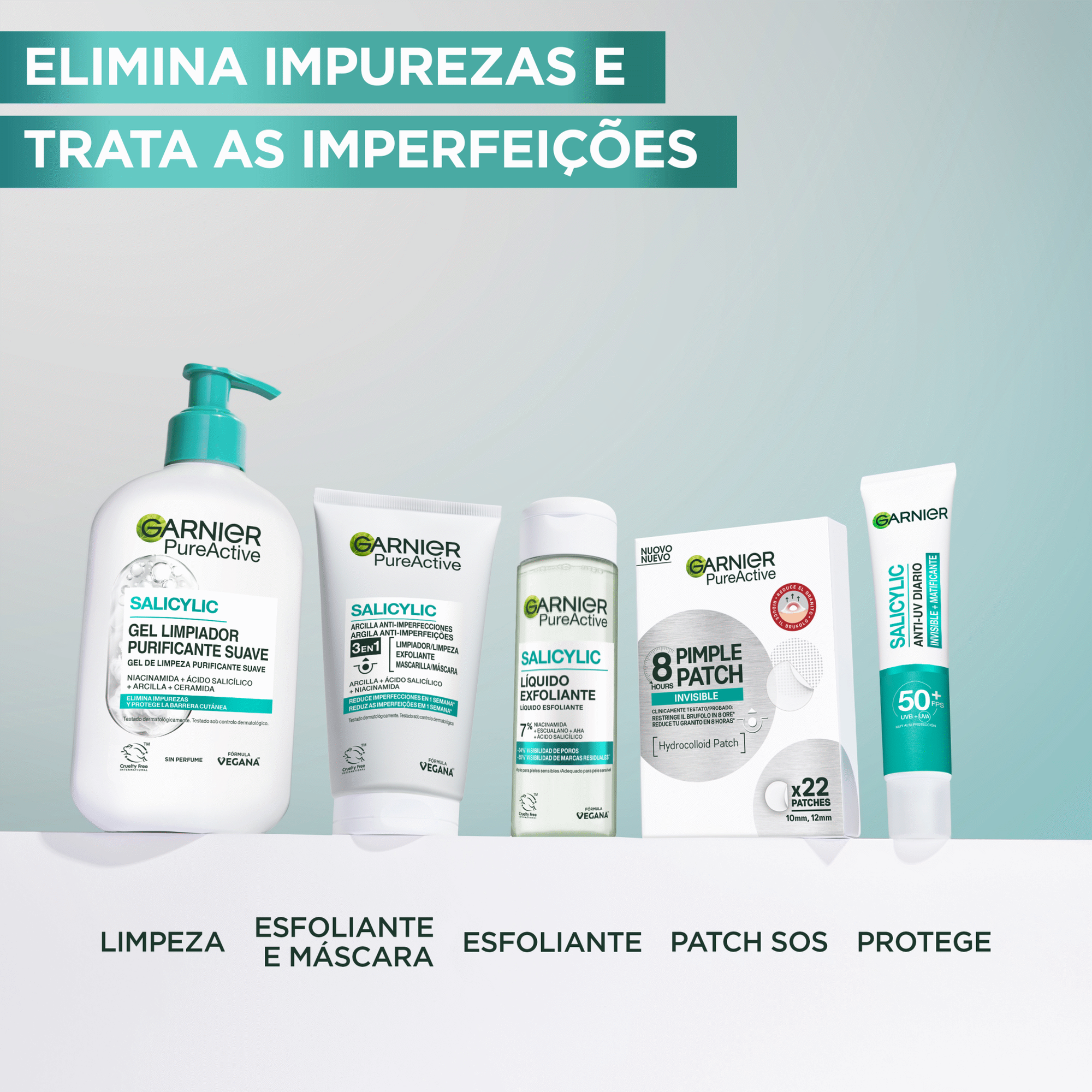 Gel de Limpeza Hidratante&nbsp;Garnier Skin Active