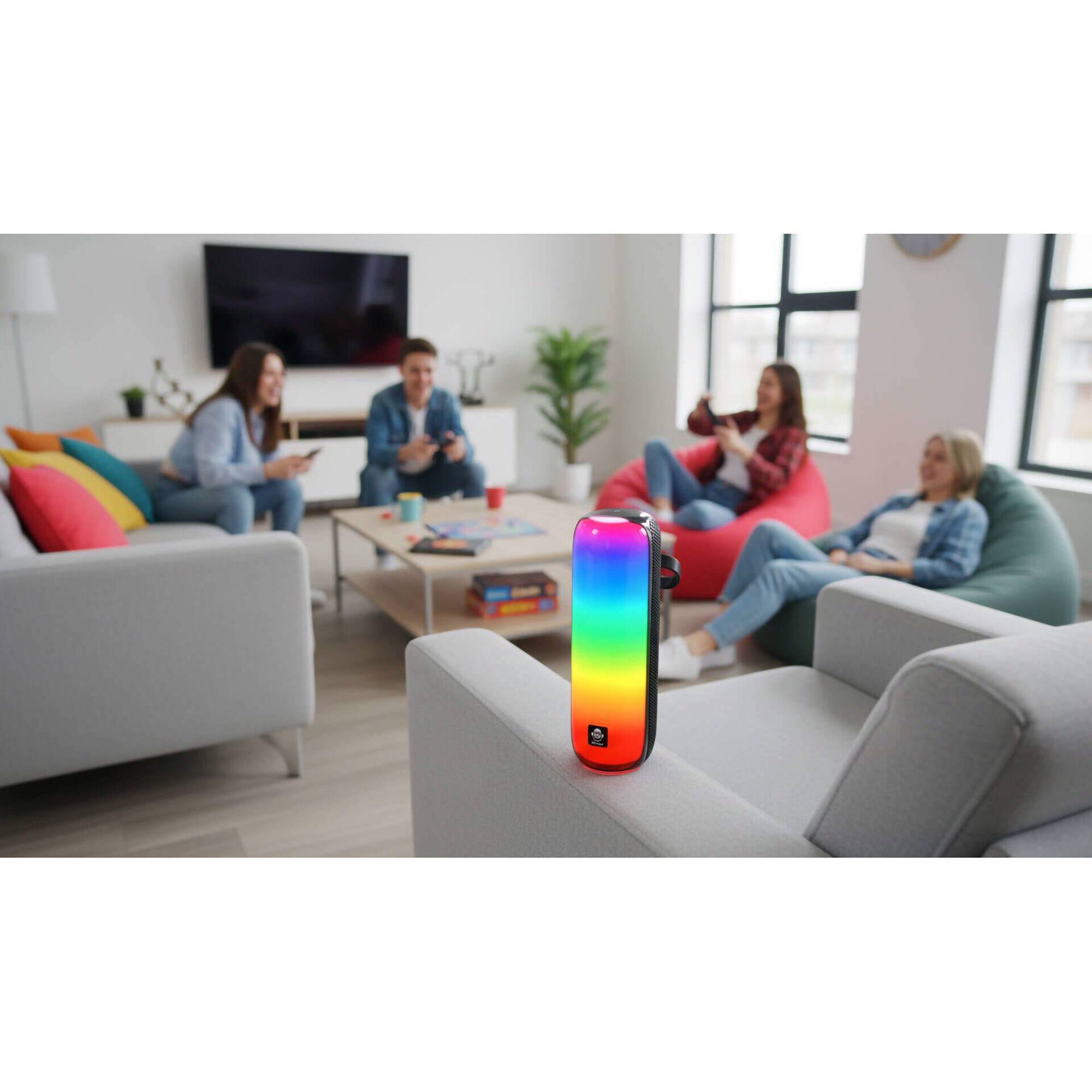iDance - Coluna Bluetooth com Luzes Disco e MP3
