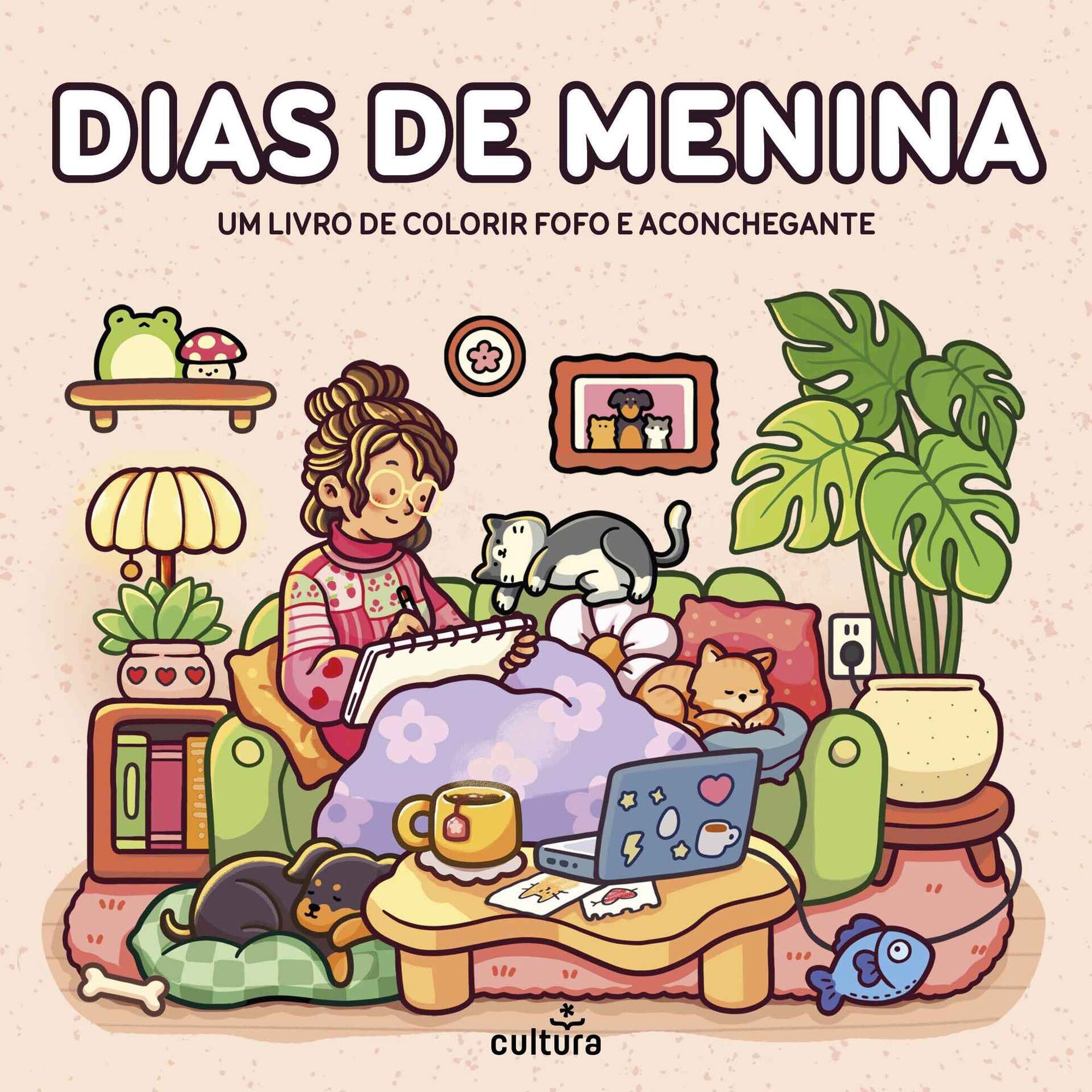 Dias de Menina (Livro de Colorir) de Coco Wyo