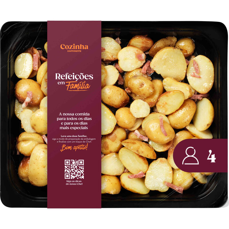 Batata Assada com Bacon para 4 Pessoas