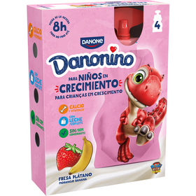 Iogurte Pouch Morango e Banana Infantil Danonino Danone