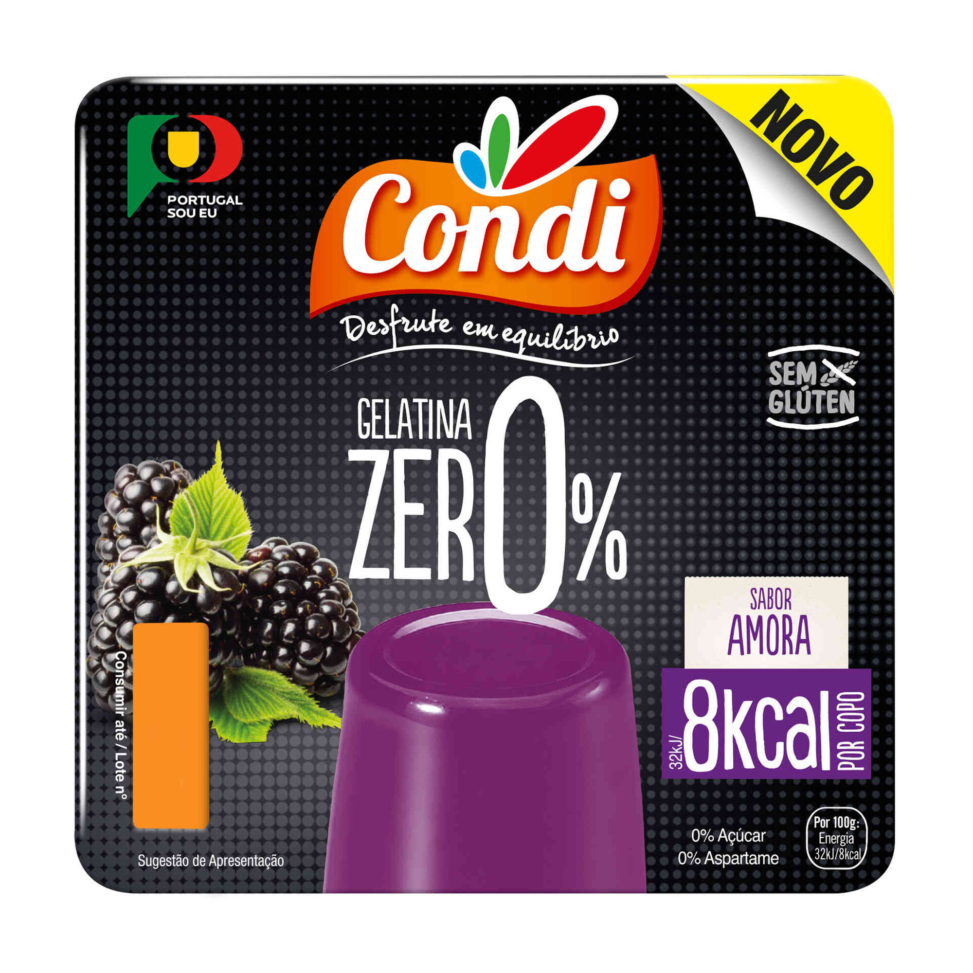 Gelatina Pronta Amora sem Açúcar Gelatina Pronta Amora sem Açúcar