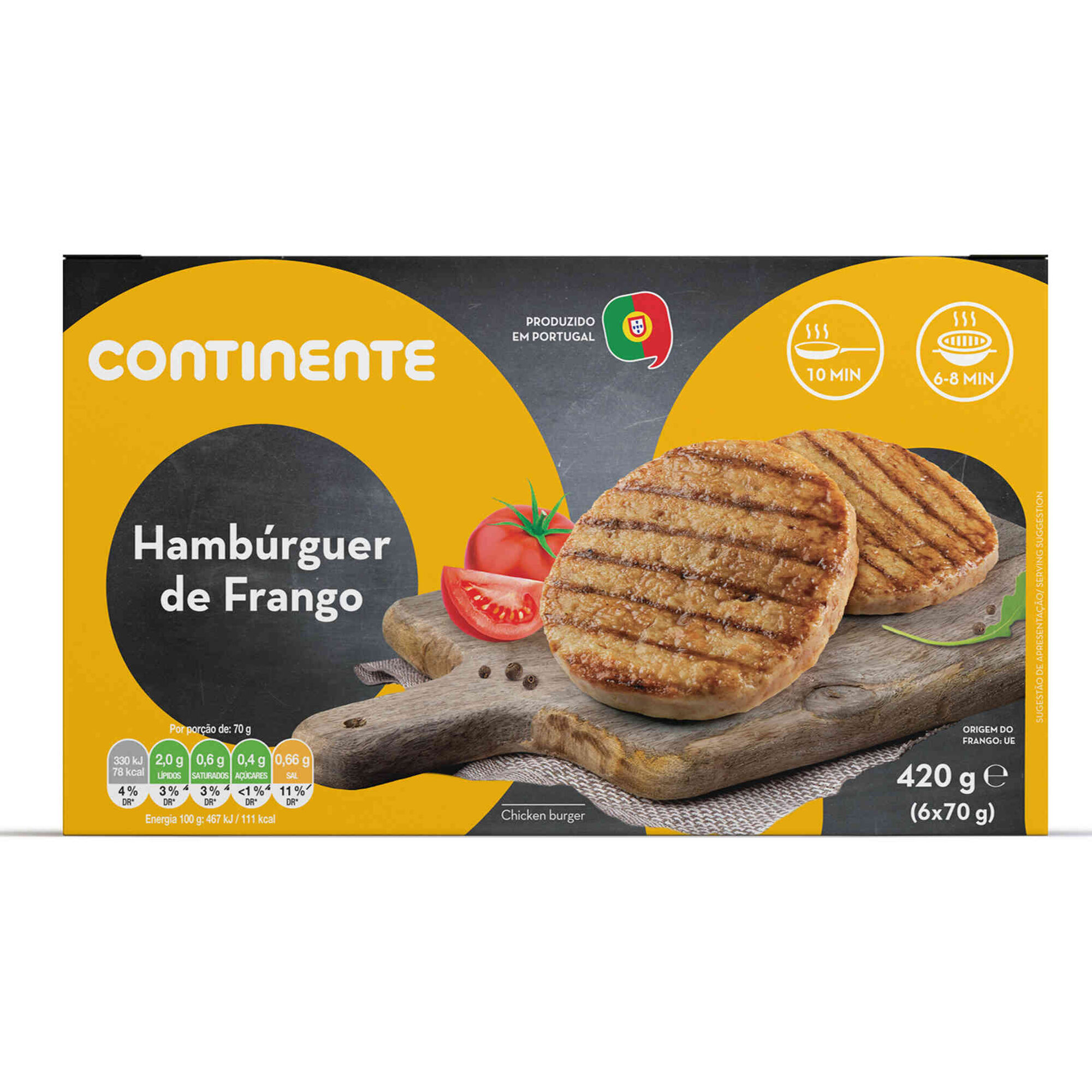 Hambúrguer de Frango