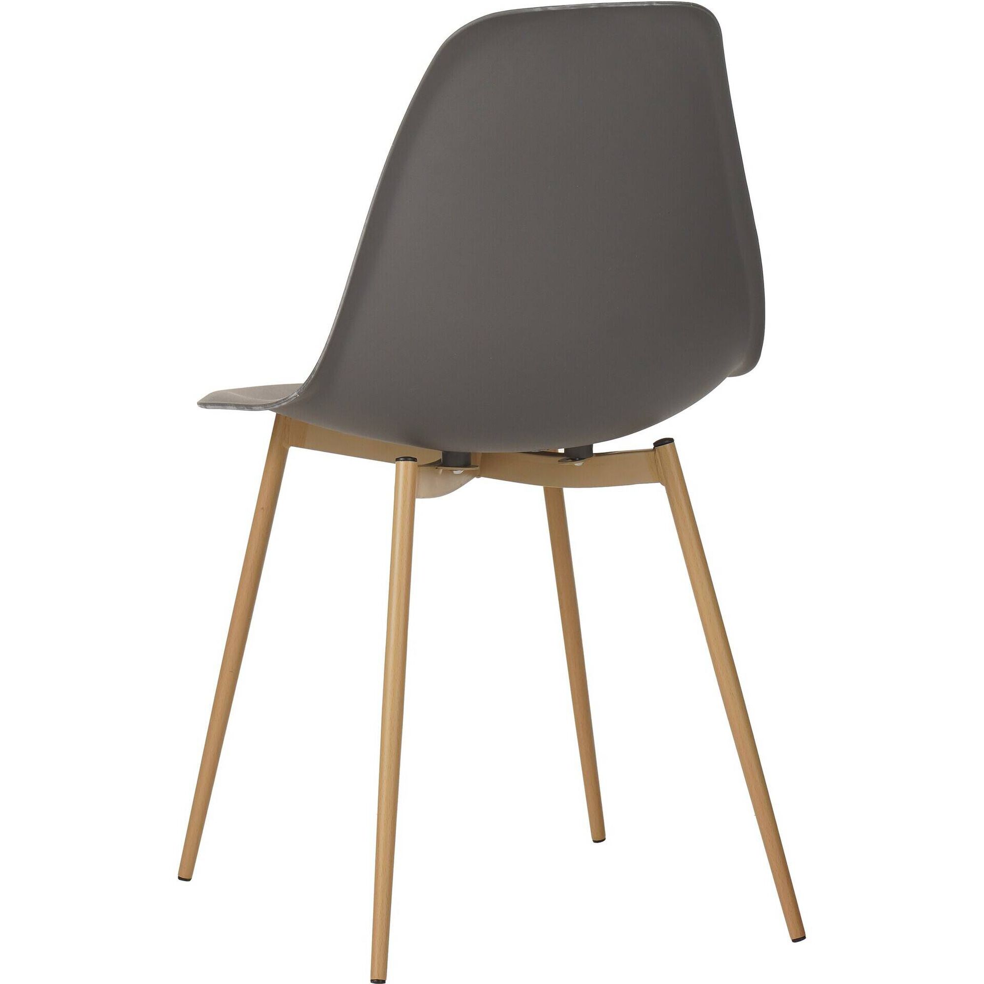 Cadeira N&oacute;rdica Cinza Kasa