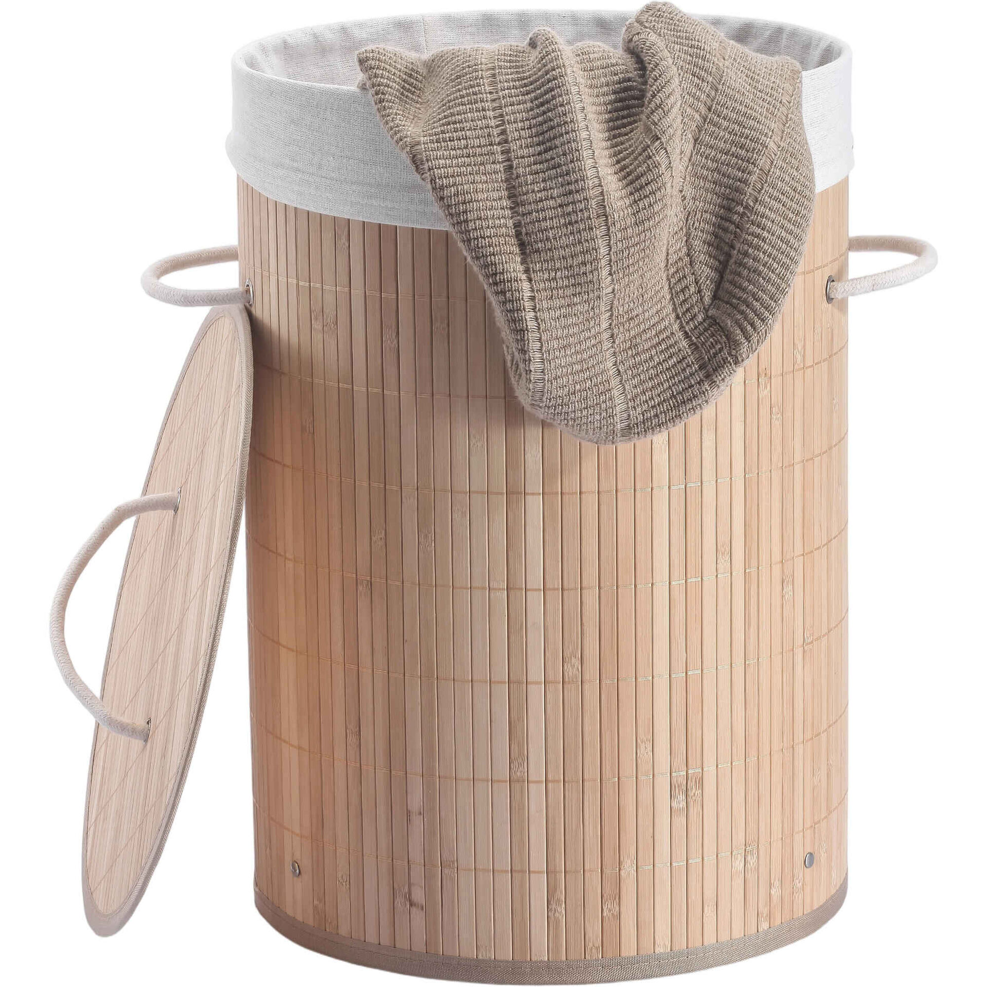 Cesto Roupa Suja bambu Dobr&aacute;vel Kasa