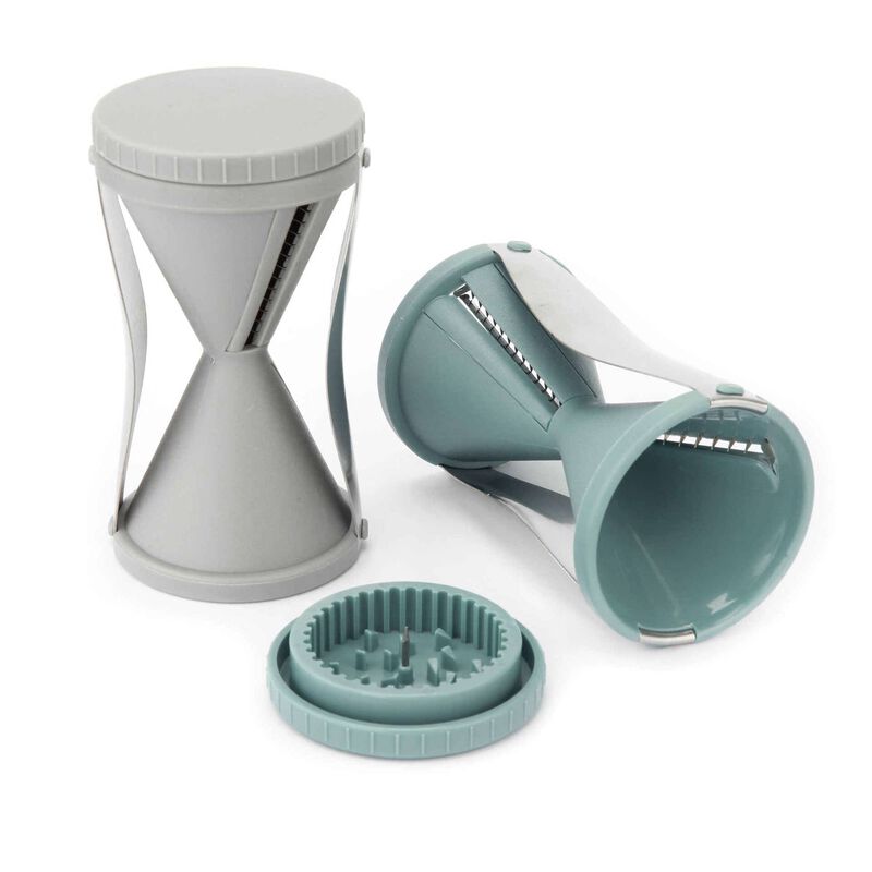 Espiralizador Aço Inoxidável Cinza 4 My kitchen Kasa