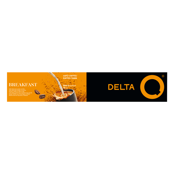 Cápsulas de Café BreaQfast Delta Q