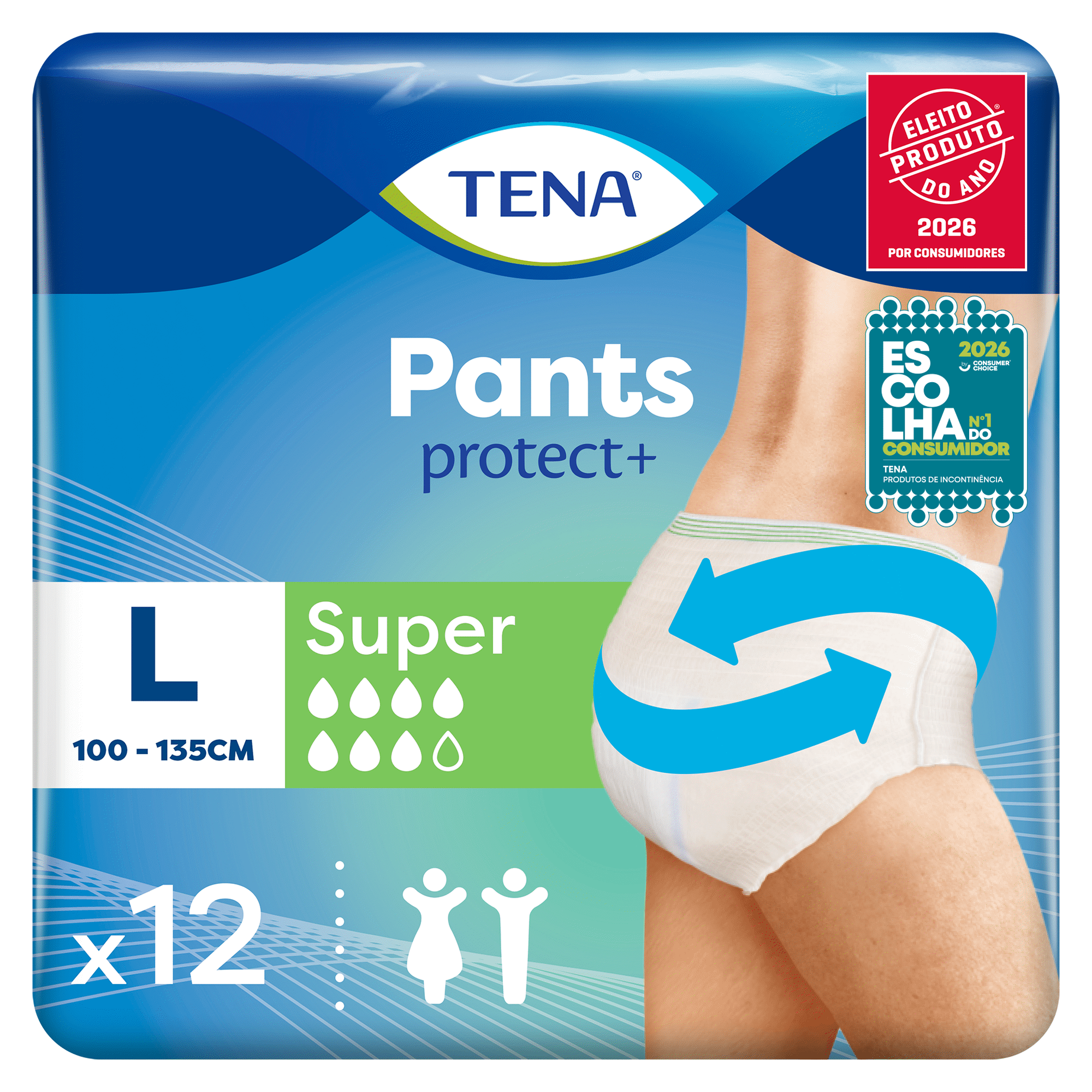 Cuecas Incontin&ecirc;ncia Pants Super L Tena