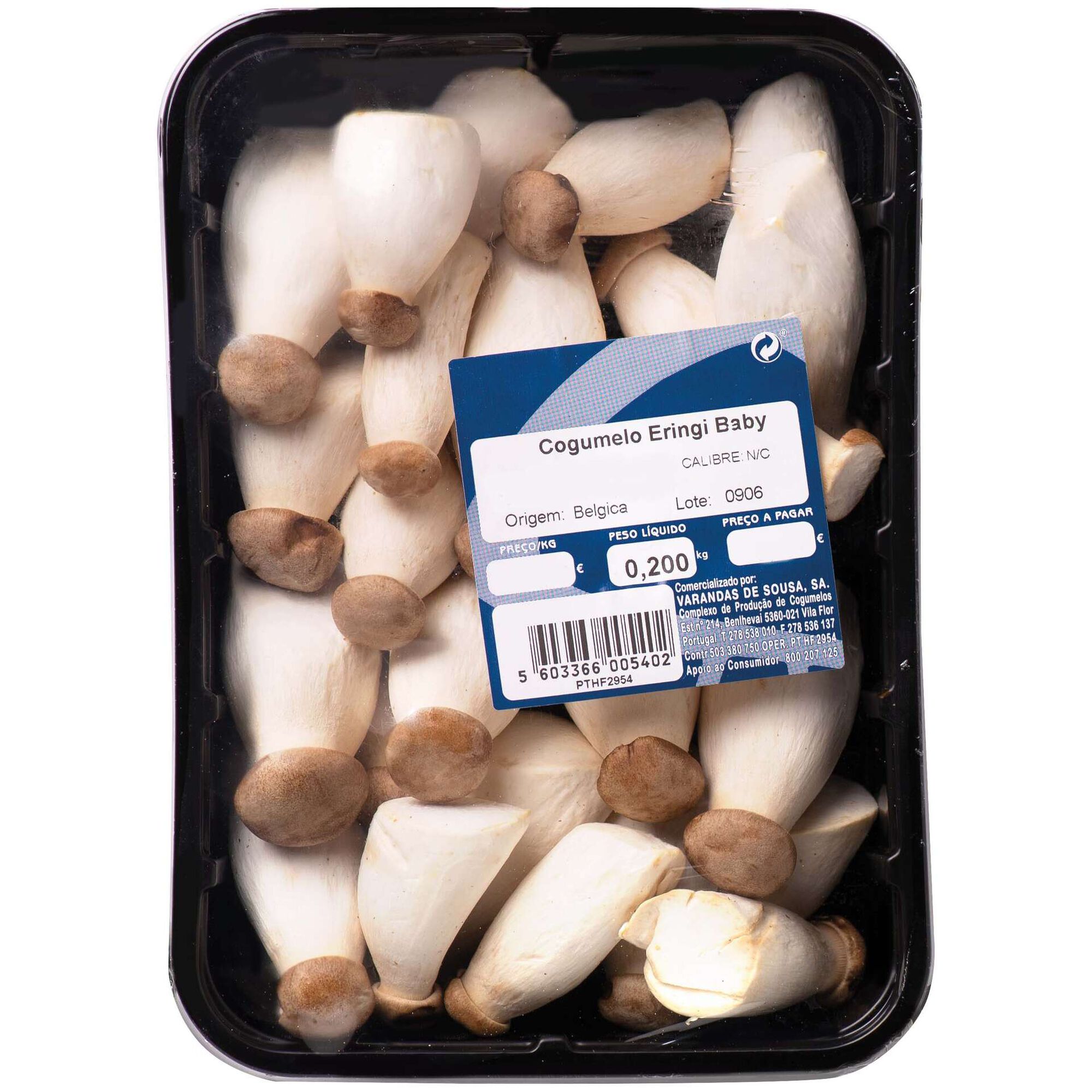 Cogumelo Eringi Baby Varandas de Sousa emb. 200 gr Continente Online