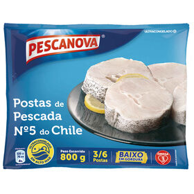 Posta de Pescada N&ordm; 5 do Chile para Cozer Ultracongelada Pescanova