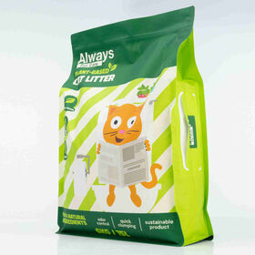 Areia Absorvente Aglomerante Plant-Based Always