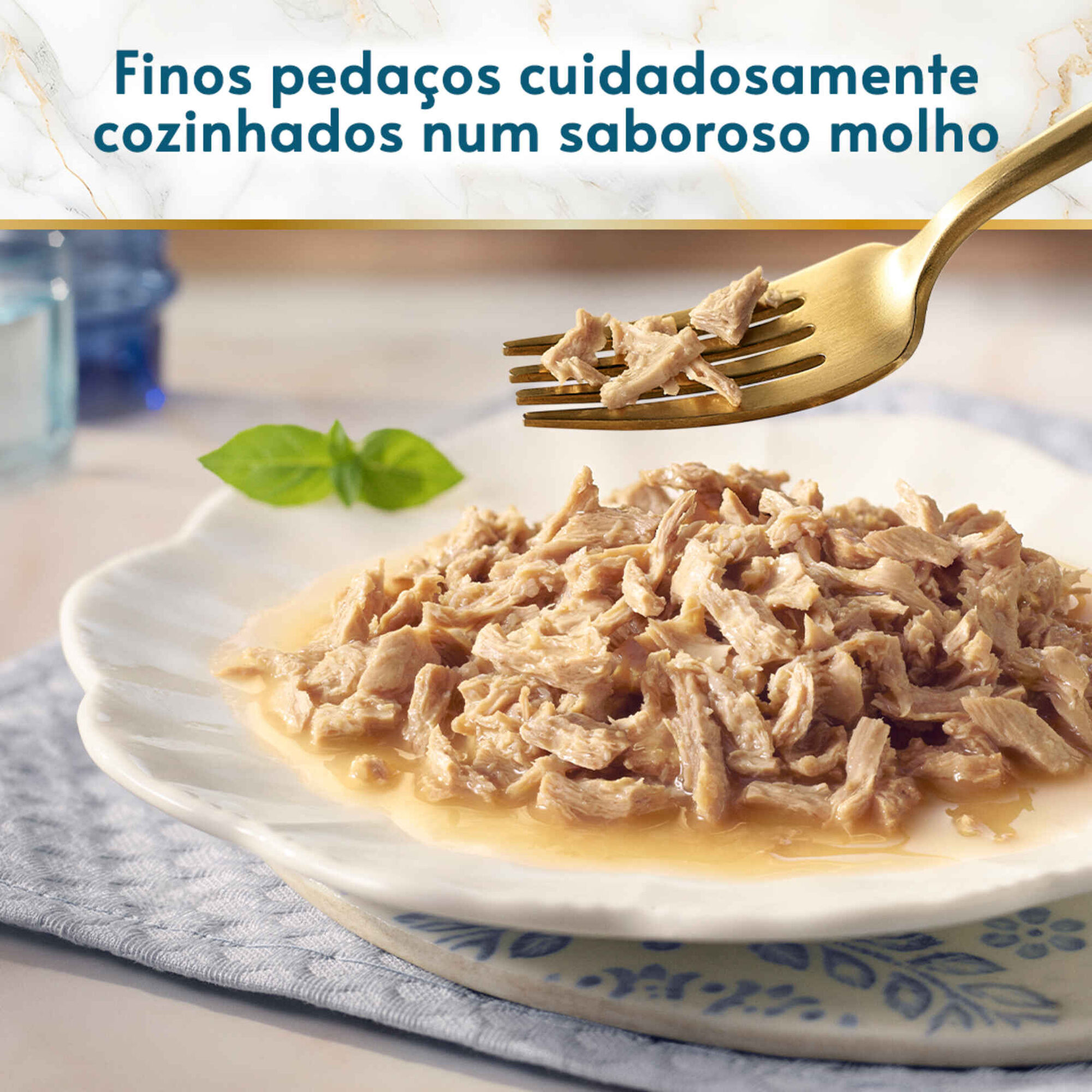 Comida H&uacute;mida para Gato Adulto Peda&ccedil;os do Oceano Purina Gourmet Perle