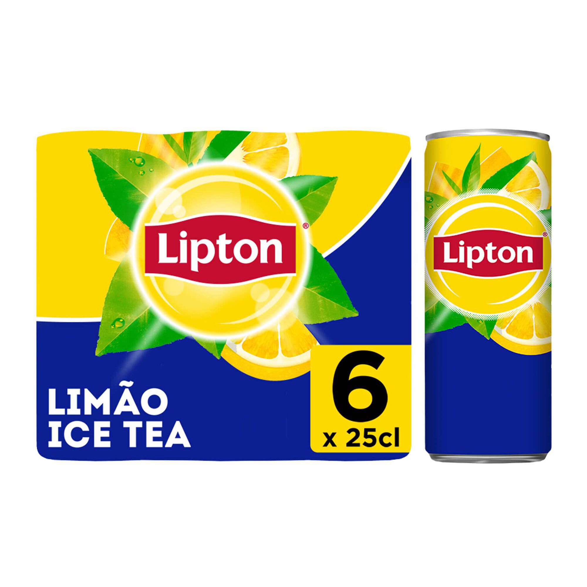 Ice Tea em Lata Lim&atilde;o Lipton