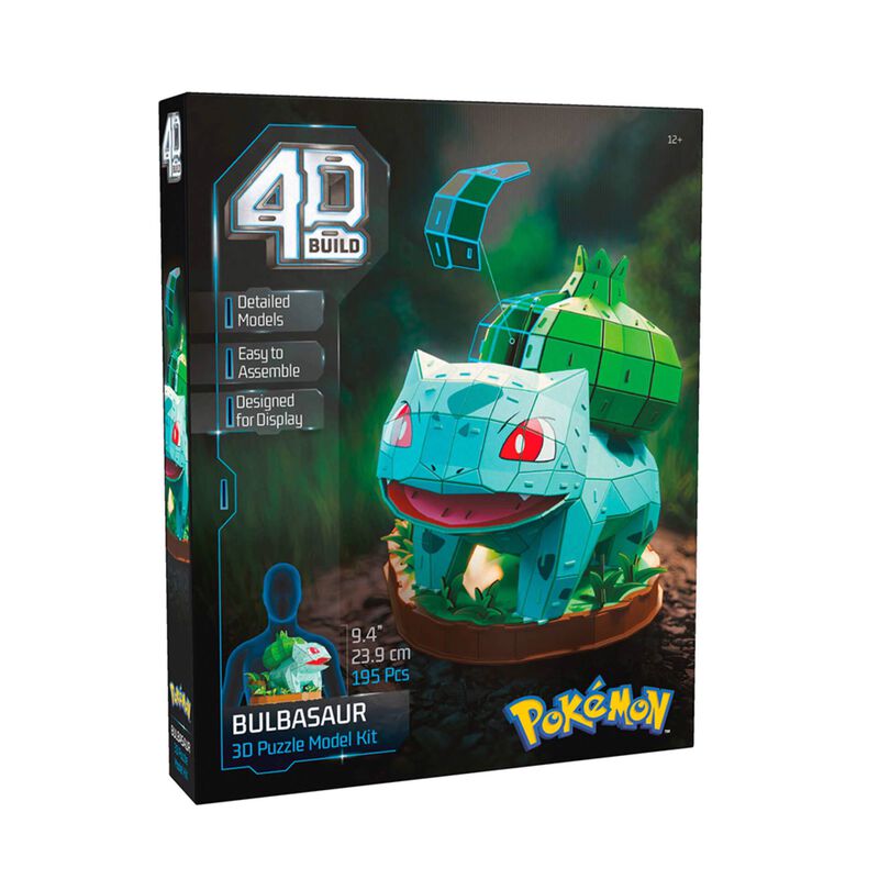 Pokémon - Puzzle 3D Bulbasaur 195 Peças