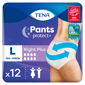 Cuecas Incontin&ecirc;ncia Noite Pants L Tena