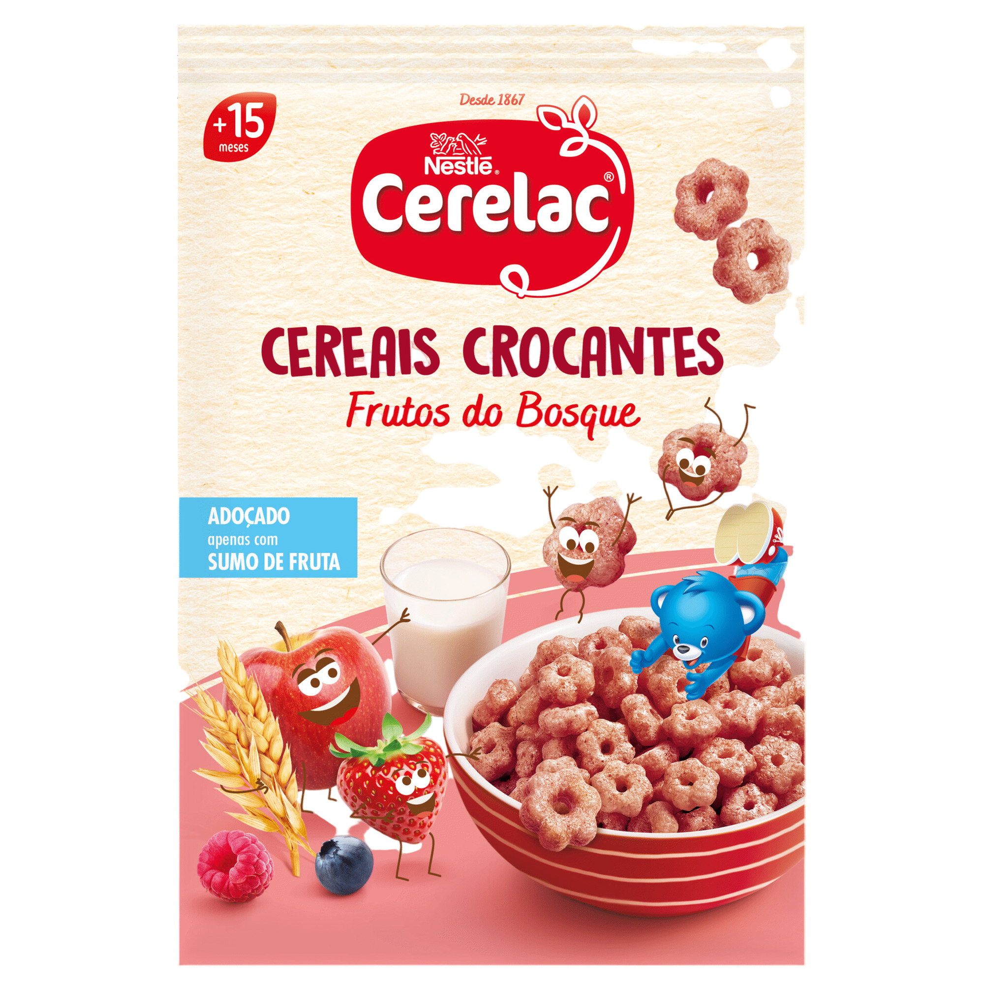 Cereais Crocantes Frutos do Bosque Cerelac