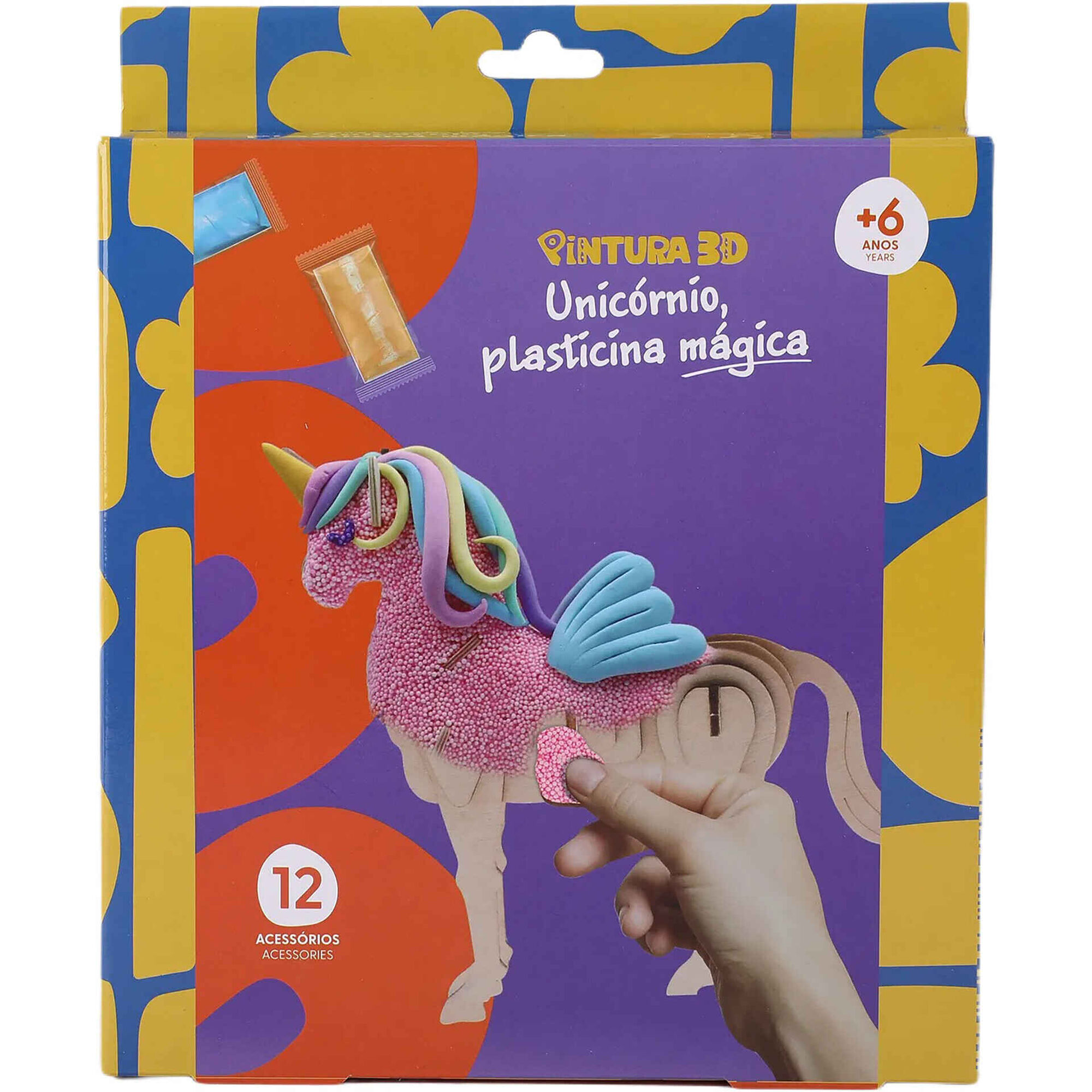 Kit Plasticina M&aacute;gica (v&aacute;rios modelos) Pintura