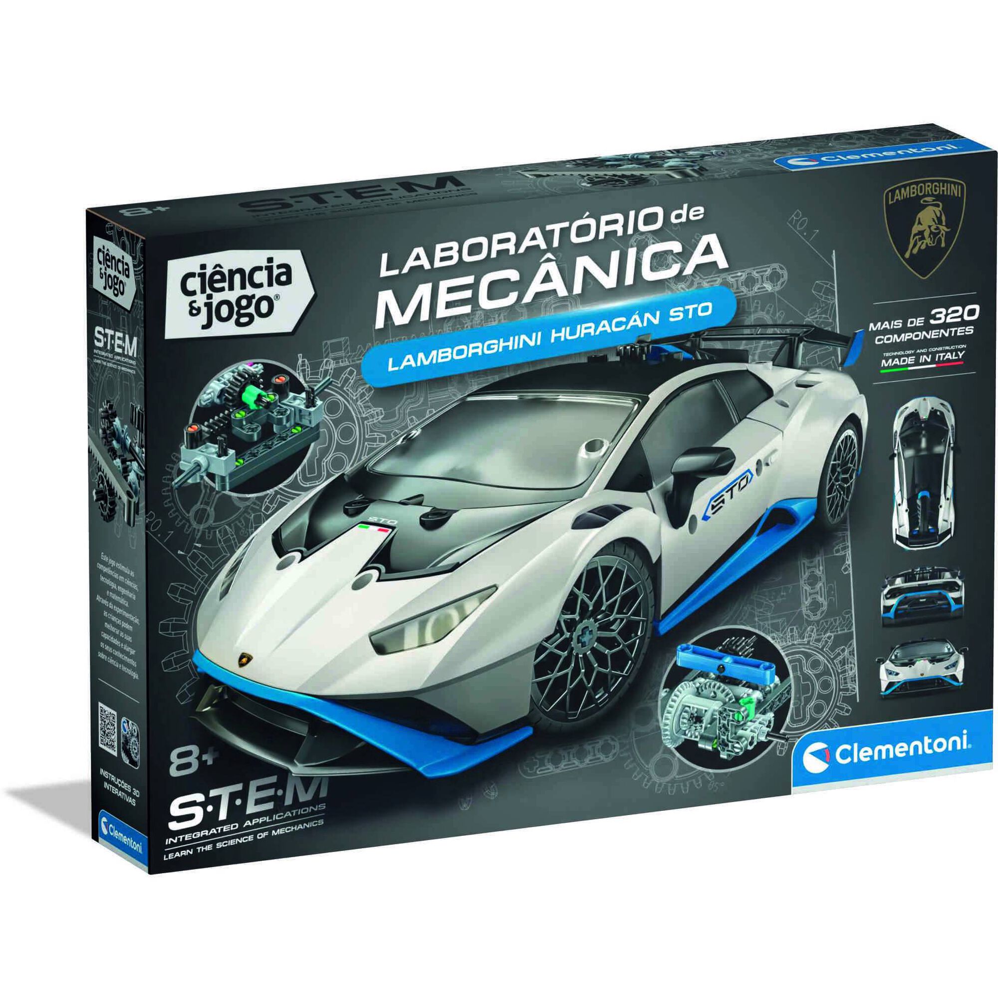 Ci&ecirc;ncia e Jogo - Kit Laborat&oacute;rio de Mec&acirc;nica Lamborghini Huracan