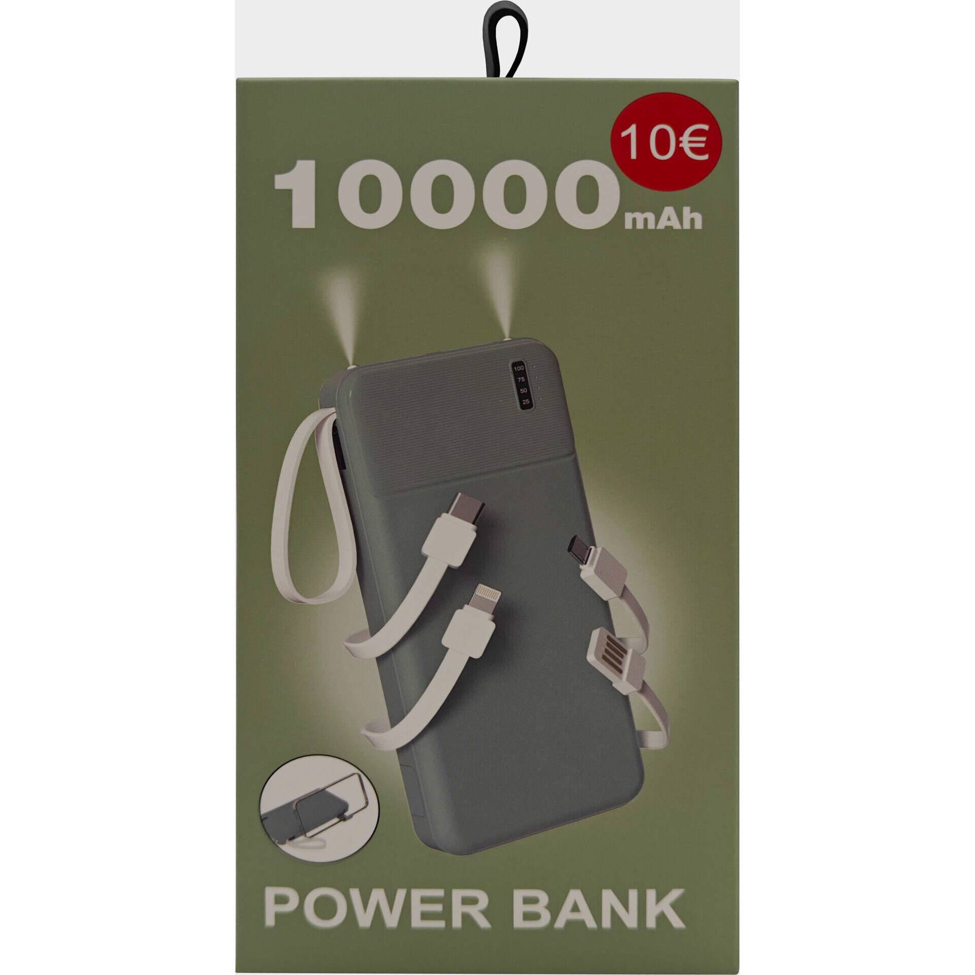Powerbank 10000mAh Fusion Verde