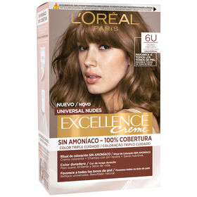 Colora&ccedil;&atilde;o Permanente Universal Nudes Louro Escuro 6U L'Or&eacute;al Paris Excellence