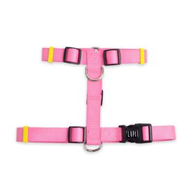 Arnês para Cão 15 mm 24-38 cm S Rosa