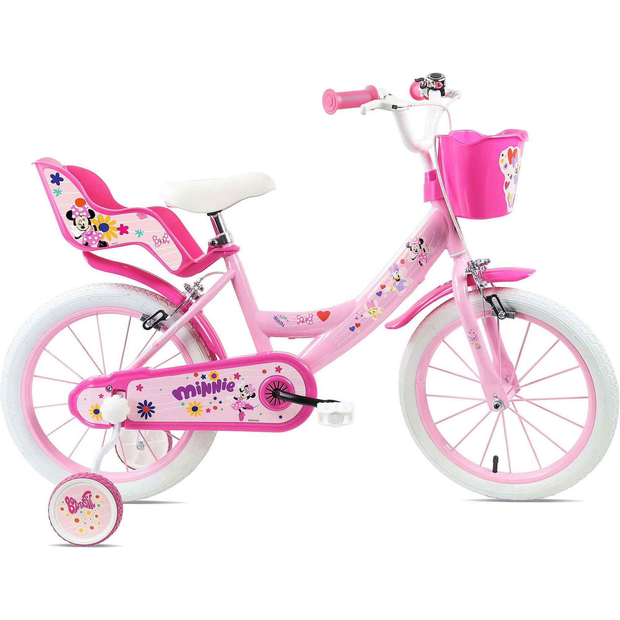 Bicicleta de Crian&ccedil;a 16" 5-7 Anos Minnie