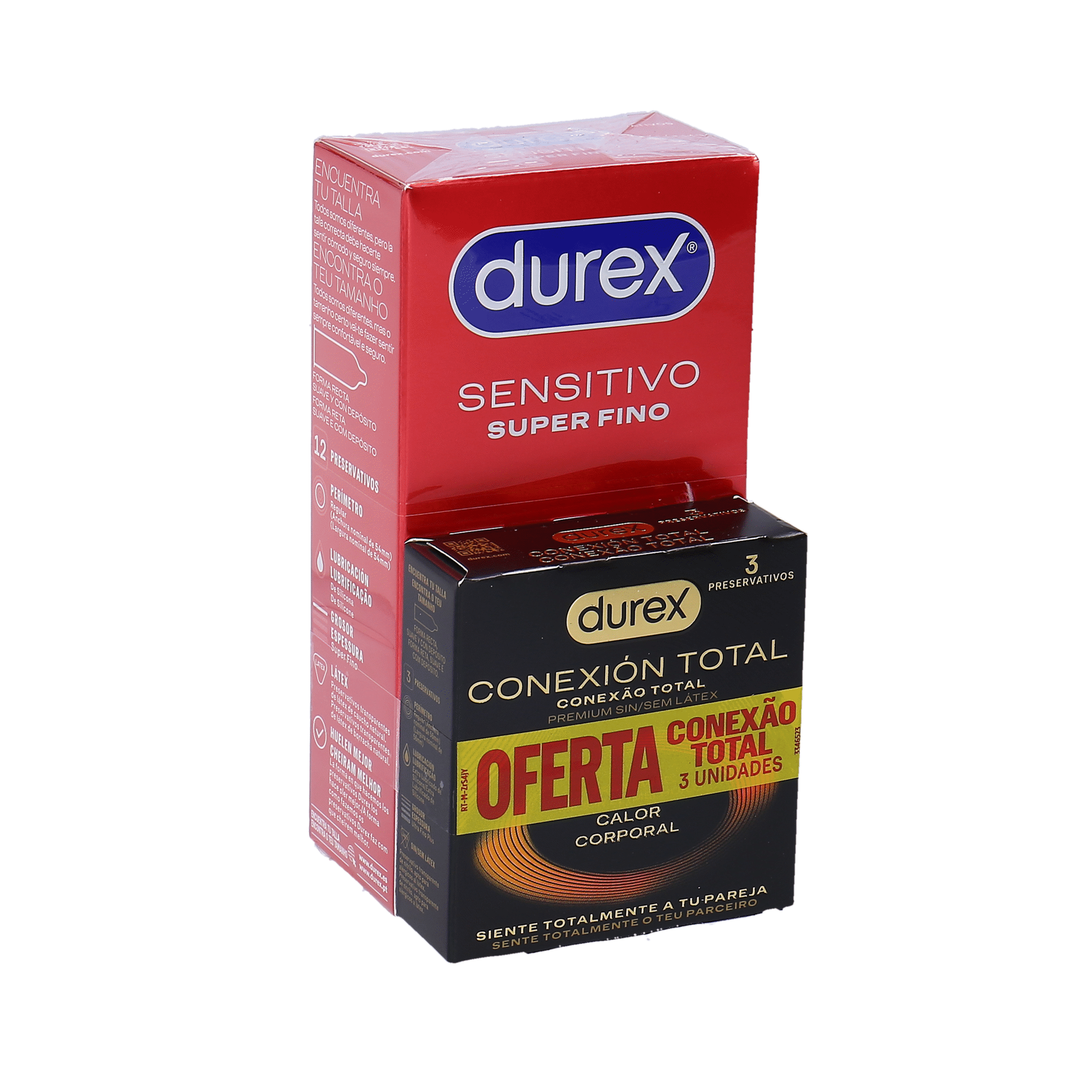 Preservativos Sensitivo Super Fino + Oferta Conex&atilde;o Total Durex