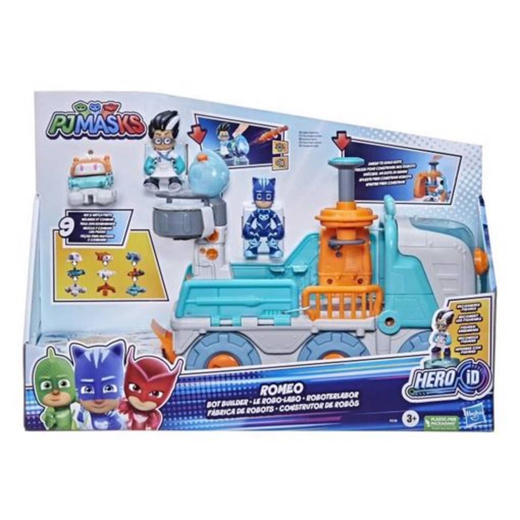 Veículo PJ Mask - Romeo Bot Builder