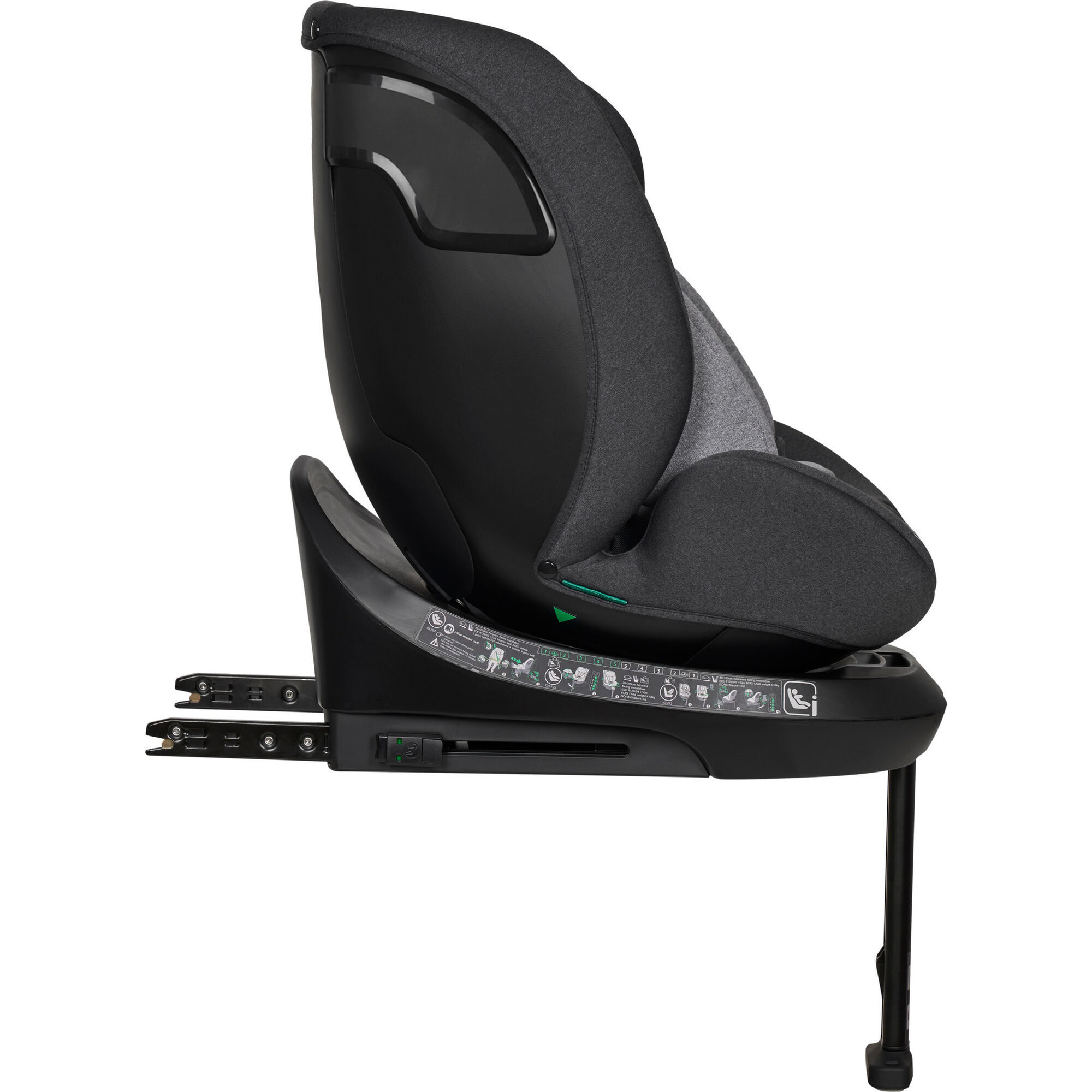 Cadeira Auto I-Size 40-150cm Isofix Rotativa Cinza Denver