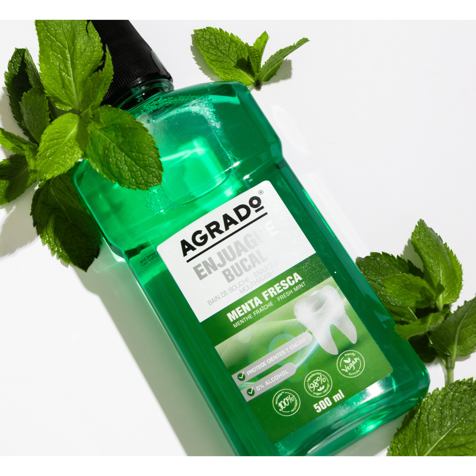 Elixir Bucal Menta Fresca Agrado