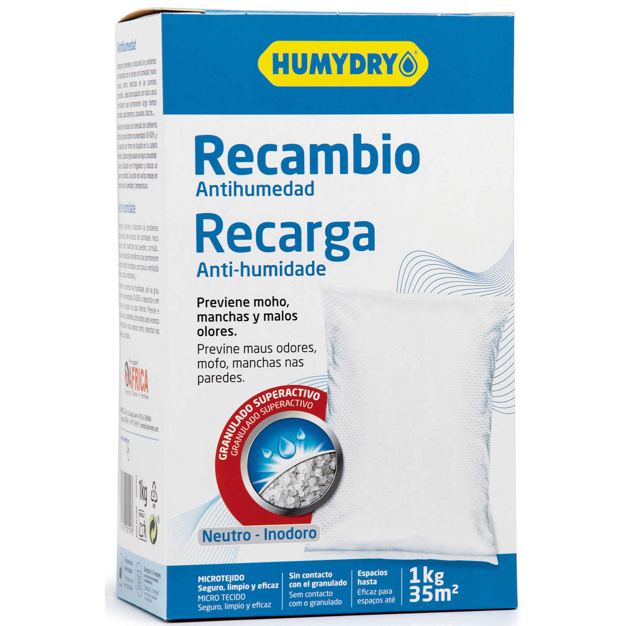 Recarga Desumidificador Inodoro 1kg Recarga Desumidificador Inodoro 1kg
