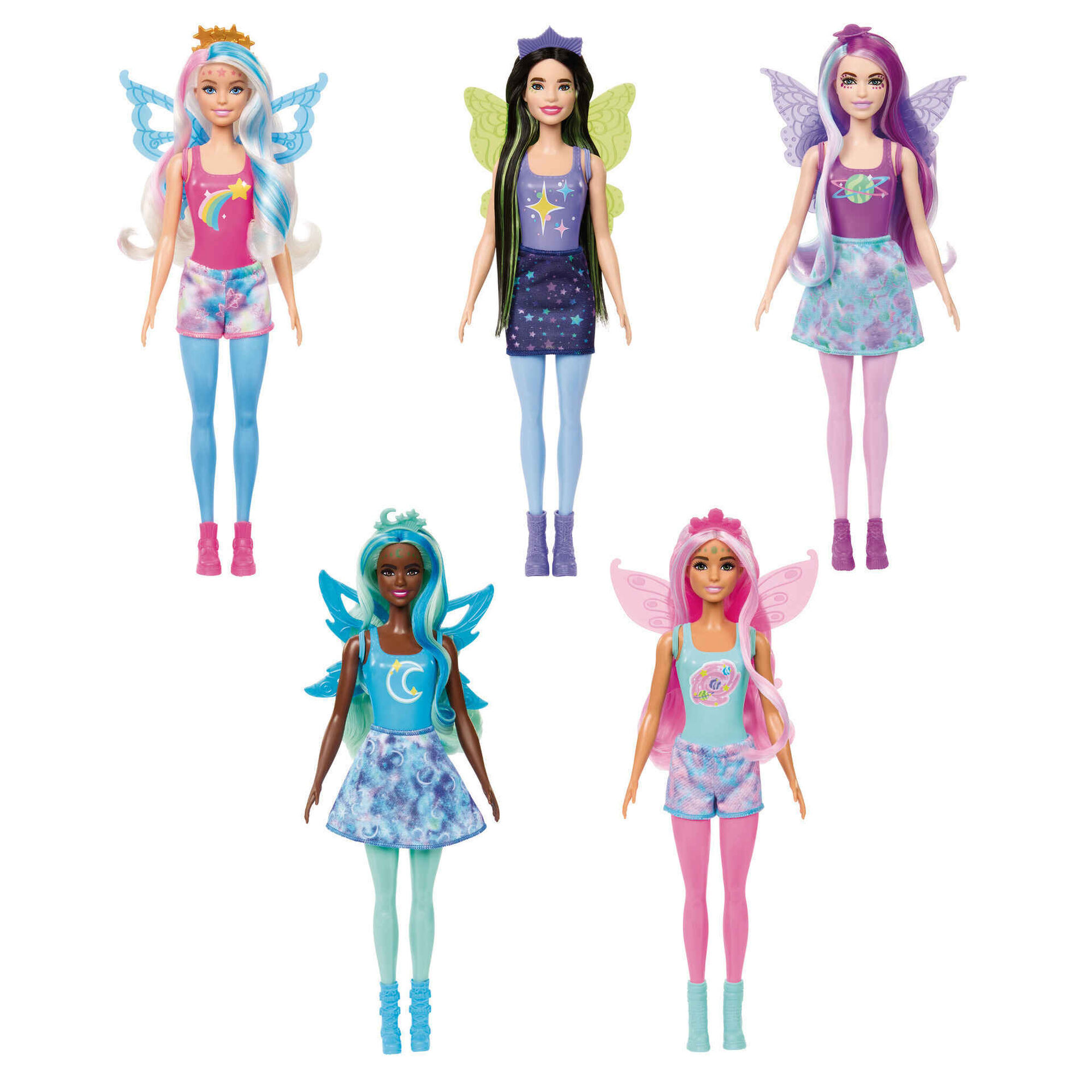 Barbie Color Reveal - Galáxia Arco-Íris