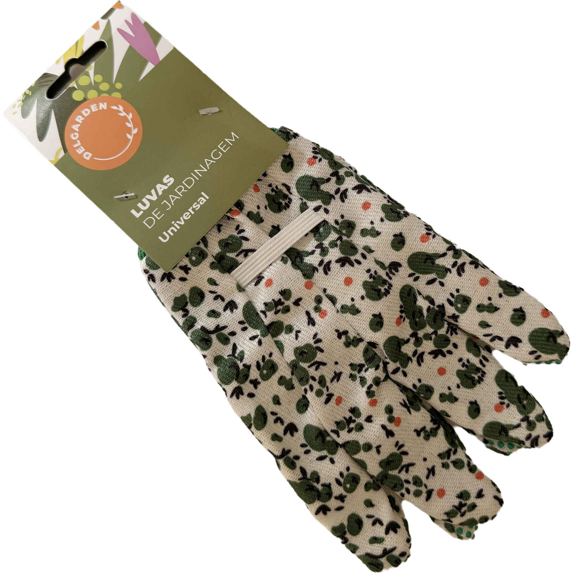 Conjunto 2 Luvas de Jardinagem Universais Flores Delgarden