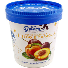 Iogurte Peda&ccedil;os P&ecirc;ssego e Maracuj&aacute; Davaca