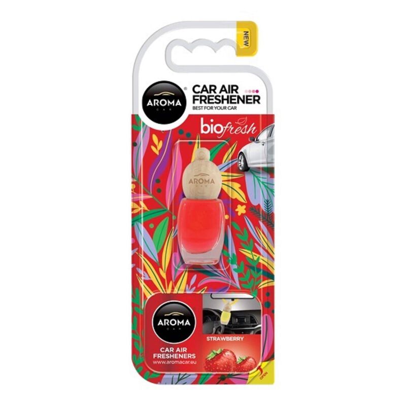Ambientador Auto Encaixar Morango Aroma Car